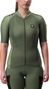 LeBram Glières Women Short Sleeves Jersey Khaki Green