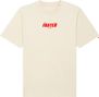 Oversize Unisex T-shirt Çois - Cycling isn't a Game - Beige