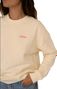 Sweat Manches Longues Femme Rosie Print Beige/Rose