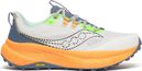 Saucony Xodus Ultra 4 Trail Running Shoes, White/Orange, Men's