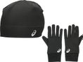 Asics Winter Pack Hat + Gloves, Black