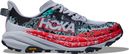 Hoka Speedgoat 6 Damesschoenen Trail Blauw/Rood