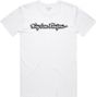 T-Shirt mit kurzen Ärmeln von Troy Lee Designs Signature, weiß