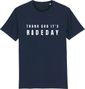 Çois Unisex T-Shirt - Thank God it's Rideday 2.0 - Blue