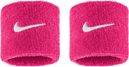 Nike Swoosh Classic Schwamm-Armband (x2) Rosa