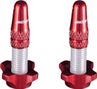 Ice Aluminum Cap Kit (x2) and Nuts (x2) Airflow Red