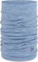 Lightweight Lake Blue Merino Neck Warmer for Kids