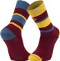Chaussettes BV Sport Light Run Ibiza Bordeaux/Jaune 