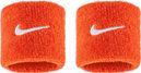 Sponge wristband (x2) Nike Swoosh Classic Orange