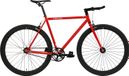 Vélo Fixie FabricBike Original PRO 28   Pignon fixe  Hi-Ten Acier   Rouge et noir mat