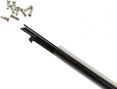 RAYON INOX NOIR 2mm L 276mm AVEC ECROU (TUBE DE 10)