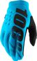 100% Brisker Turquoise Blue Long Gloves