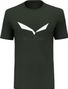 Maglietta a maniche corte Salewa Solidlogo Verde scuro