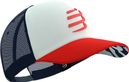 Casquette Compressport Trucker Cap Blanc/Marron