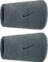 Nike Swoosh Classic Frottee-Armband breit (x2) Grau