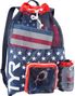 TYR Big Mesh Mummy Backpack RED/NAVY ALL