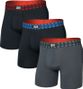 Pack 3 Boxers Saxx Multi-Sport Mesh Red/Mint/Blue (x3)