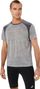 Maillot de manga corta Asics Road Gris Hombre