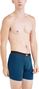 Boxershorts Saxx Non-Stop Stretch Cotton Fly Hurricane Blau Herren