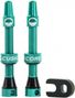 Válvulas sin cámara CushCore 44 mm verde azulado