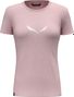 Women's Short-Sleeved T-Shirt Salewa Solidlogo Pink