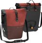 Paar Vaude Aqua Back Color Gepäckträgertaschen Rot (x2)
