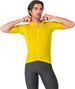 Castelli Espresso 2 Kurzarm-Trikot für Herren, gelb