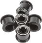 ELEVN DOUBLE KEY x5 Chain Bolts 6.5 x 4mm Black