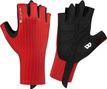 Gants unisexes antidérapants  respirants  demi-doigts - Rouge