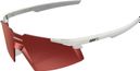 100% A2 Currently Running Marshmallow Gradient Brown/Red Sunglasses