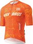 Cycling jersey men orange with pockets ROCKBROS