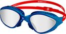 BuddySwim Ozean Schwimmbrille Blau-Rot/Clear
