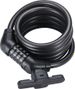BBB CodeGuard Cable Lock 12x1800mm (With Mounting Bracket) Black
