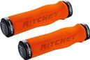 Paire de Grips Ritchey WCS Truegrip HD Locking Orange