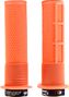 Paire de Grips DMR DeathGrip Thin Avec Flanges Orange Tango
