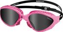 BuddySwim Ozean Schwimmbrille Pink-Schwarz/Smoke