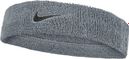 Cinta para la cabeza Nike Swoosh Sponge Classic Grey