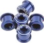 ELEVN DOUBLE KEY x5 Chain Bolts 6.5 x 4mm Blue