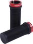 Paire de Grips Neatt One Lock Pro Small 92mm Noir / Rouge