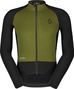Men's Scott RC Pro Warm Hybrid Windstopper Long Sleeve Jacket Black/Green