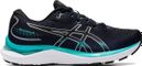 Asics Gel Cumulus 24 Running Shoes Black Blue Women's