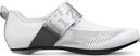 Fizik Hydra Aeroweave Carbon Triathlon Shoes White/Silver