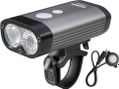 PR1000 LED USB Voorlamp Grijs