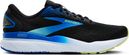 Brooks Ghost 16 Running Shoes Black/Blue/Yellow Men's