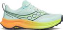 Chaussures Trail Saucony Peregrine 16 Bleu/Orange/Jaune Femme