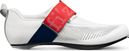 Zapatillas triatlón Fizik Hydra Aeroweave Carbon Blanco/Azul/Rojo 41