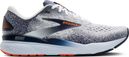 Chaussures Running Brooks Ghost 16 Blanc/Orange Homme