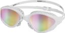 BuddySwim OzeanX Schwimmbrille Weiß/Iridium Mirror