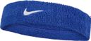 Cinta para la cabeza Nike Swoosh Classic Sponge Azul