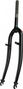 FOURCHE VTT 26  ACIER NOIRE FILETEE 1  V-BRAKE A TASSEAUX